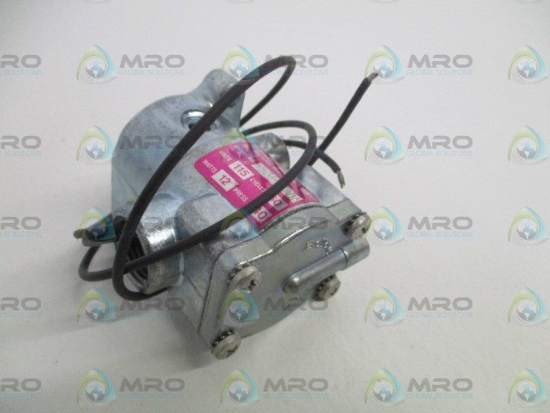 SCHRADER BELLOWS K0651035 SOLENOID VALVE *NEW NO BOX*