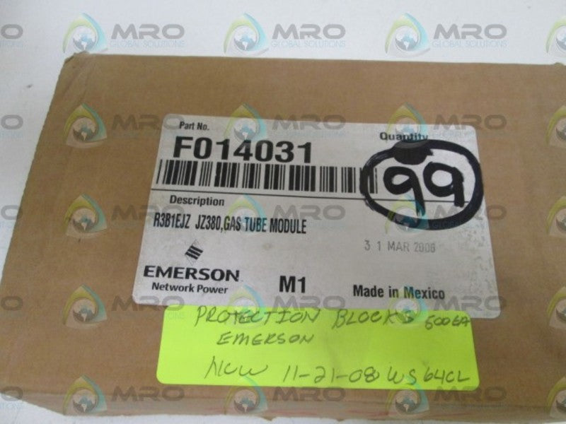 LOT OF 99 EMERSON GAS TUBE MODULE F014031  NSMP