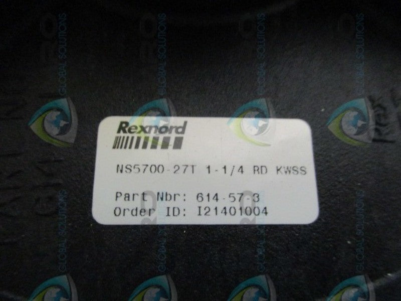 REXNORD NS5700-27T-1-1/4-RDKWSS 614-57-3 SPROCKET *NEW IN BOX*