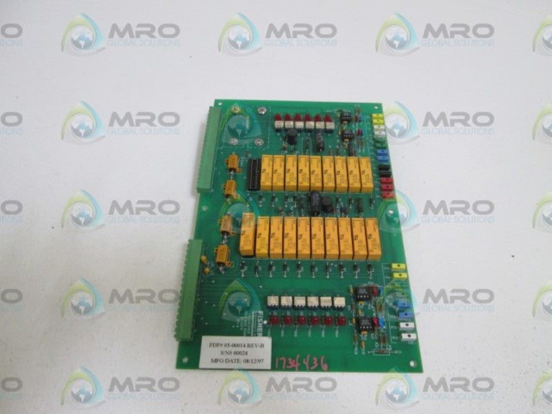 FISHER RESISTANCE BOARD 05-00014 REV. B  UNMP