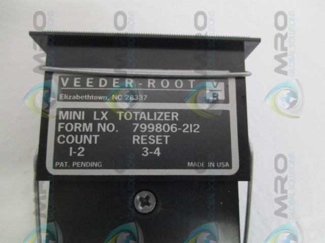 VEEDER-ROOT 799806-212 MINI LX TOTALIZER *NEW IN BOX*