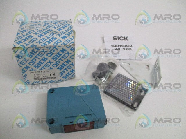 SICK WL260-R270 PHOTOELECTRIC SENSOR *NEW IN BOX*