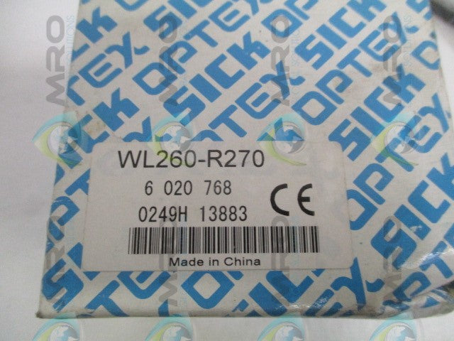 SICK WL260-R270 PHOTOELECTRIC SENSOR *NEW IN BOX*