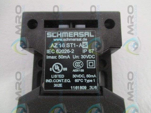 SCHMERSAL AZ16ST1-AS KEYED INTERLOCK SWITCH *NEW IN BOX*
