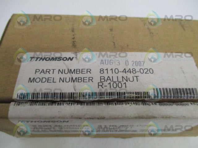 THOMSON 8110-448-020 R-1001 BALL NUT *NEW IN BOX*
