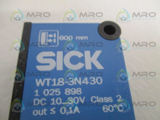 SICK WT18-3N430 PHOTOELECTRIC SENSOR *NEW IN BOX*