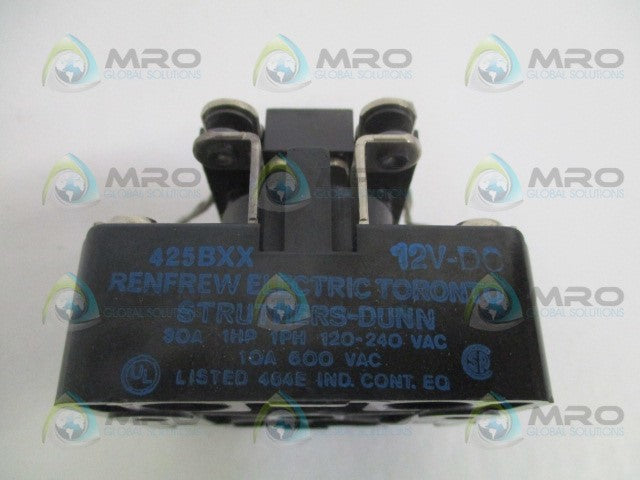 STRUTHERS-DUNN 425BXX RELAY 12VDC *NEW NO BOX*