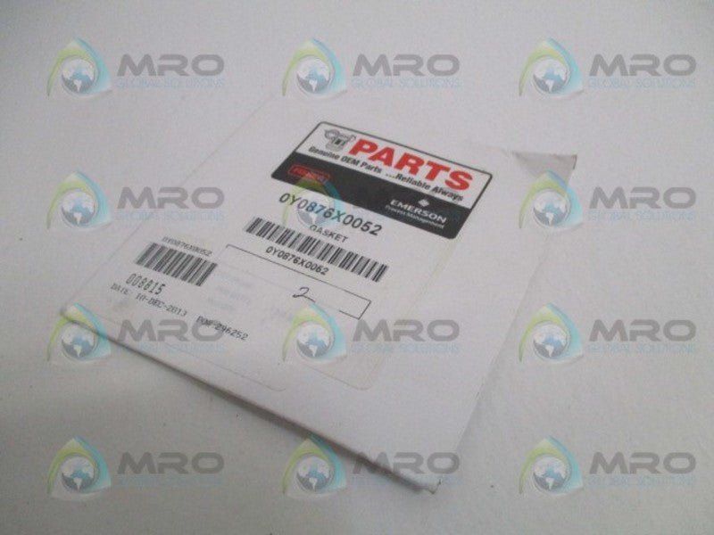 FISHER 0Y0876X0052 GASKET (PKG. OF 2) * NEW IN ORIGINAL PACKAGE *