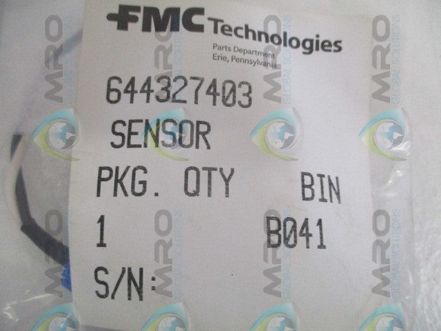 FMC TECHNOLOGIES 644327403 SENSOR *NEW IN FACTORY BAG*