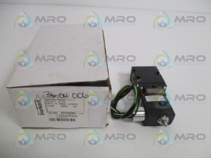 BURKERT 6518C5/16 92704856 SOLENOID VALVE  NSMP