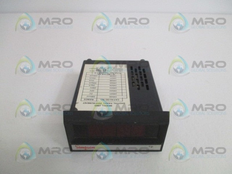 SIMPSON 2865 DIGITAL PANEL INSTRUMENT 50/150F UNMP