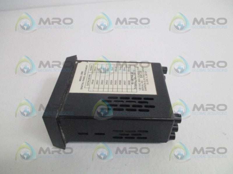 SIMPSON 2865 DIGITAL PANEL INSTRUMENT 50/150F UNMP