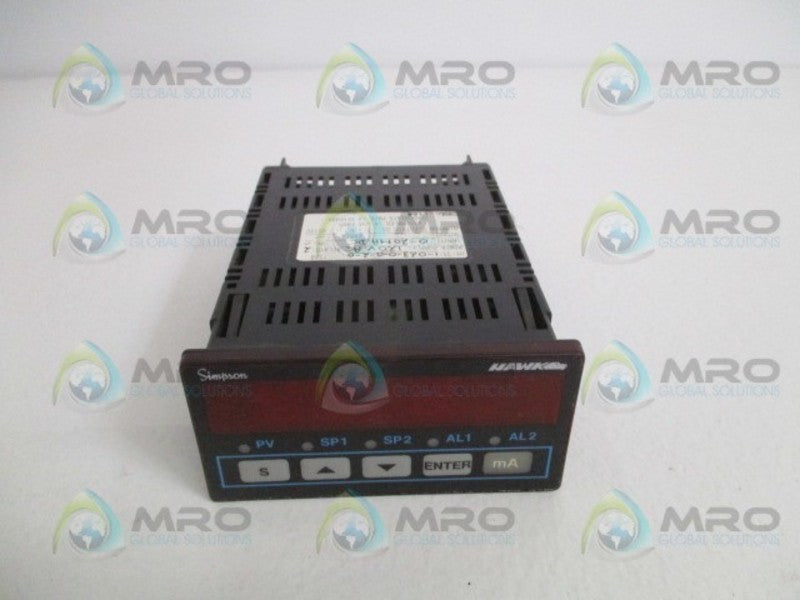 SIMPSON HK-35-1-023-0-0-2-0 PANEL METER 0-20 MADC UNMP
