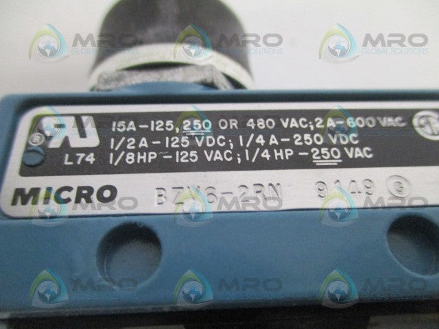 MICROSWITCH BZV6-2RN LIMIT SWITCH *NEW IN BOX*