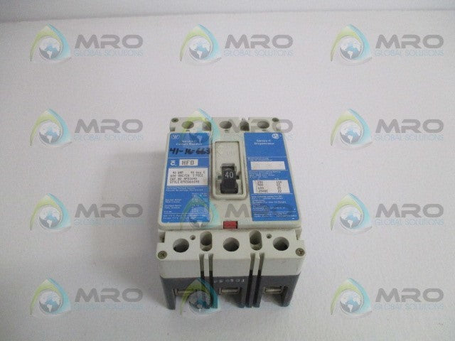 WESTINGHOUSE HFD3040 CIRCUIT BREAKER 40A *USED*