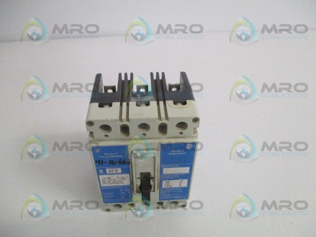WESTINGHOUSE HFD3040 CIRCUIT BREAKER 40A *USED*