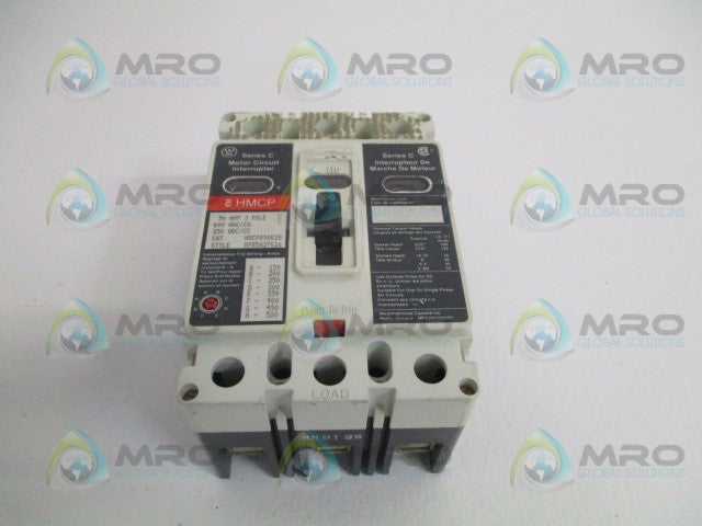 WESTINGHOUSE HMCP050K2S CIRCUIT BREAKER 50A (AS PICTURED) *USED*