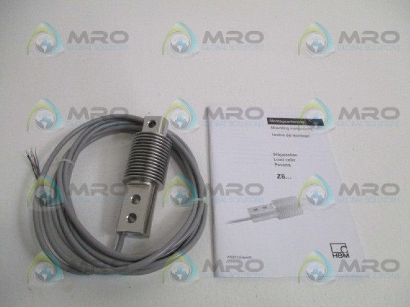HBM 1-Z6FC3/100KG-1 LOAD CELL CAPACITY: 100KG *FACTORY SEALED*