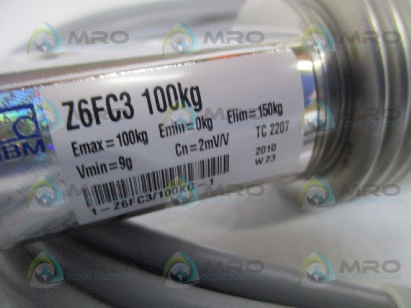 HBM 1-Z6FC3/100KG-1 LOAD CELL CAPACITY: 100KG *FACTORY SEALED*