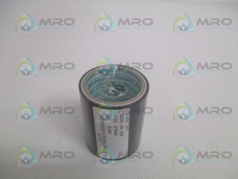INDUSTRIAL MRO HB-250 BLACK BODY TAPE *NEW IN ORIGINAL PACKAGE*