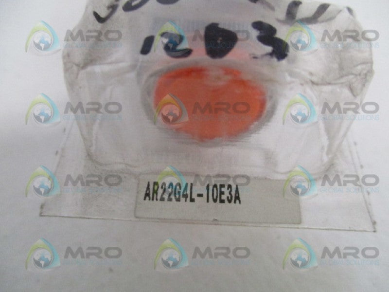 FUJI ELECTRIC AR22G4L-10E3A AMBER PUSHBUTTON SWITCH *NEW IN ORIGINAL PACKAGE*