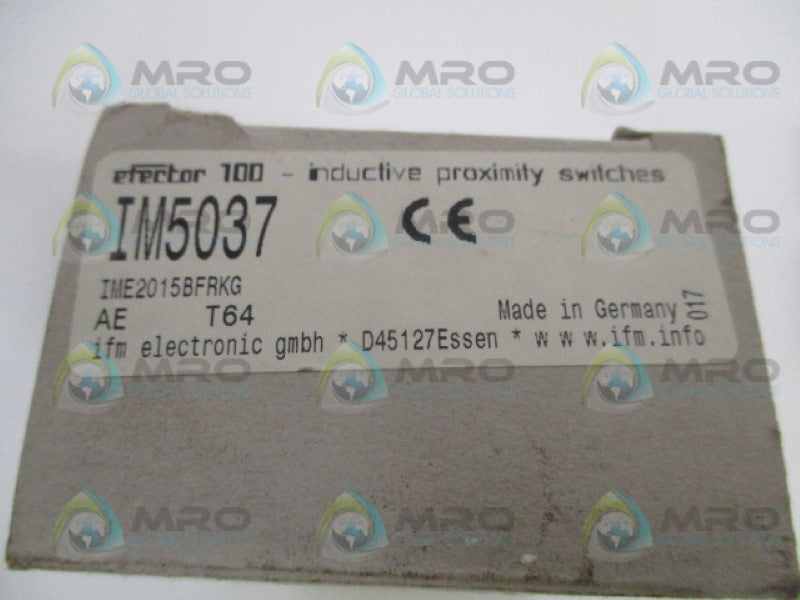IFM EFECTOR IM5037 INDUCTIVE PROXIMITY SWITCH *NEW IN BOX*