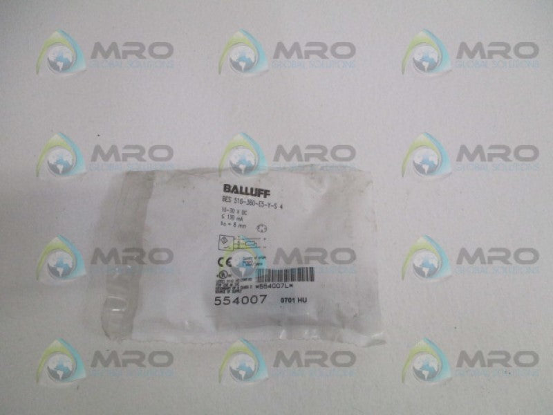 BALLUFF BES516-360-E5-Y-S4 PROXIMITY SENSOR * NEW IN FACTORY BAG *