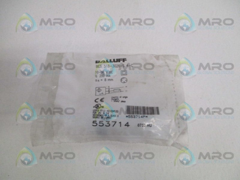 BALLUFF BES516-3026-S4-C 10-30VDC NSMP