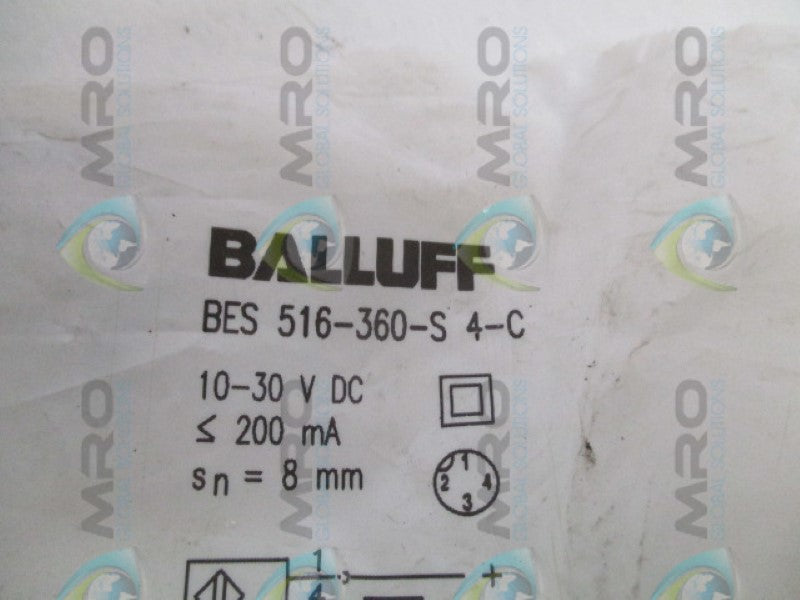 BALLUFF BES516-360-S4-C INDUCTIVE SENSOR *NEW IN FACTORY BAG*