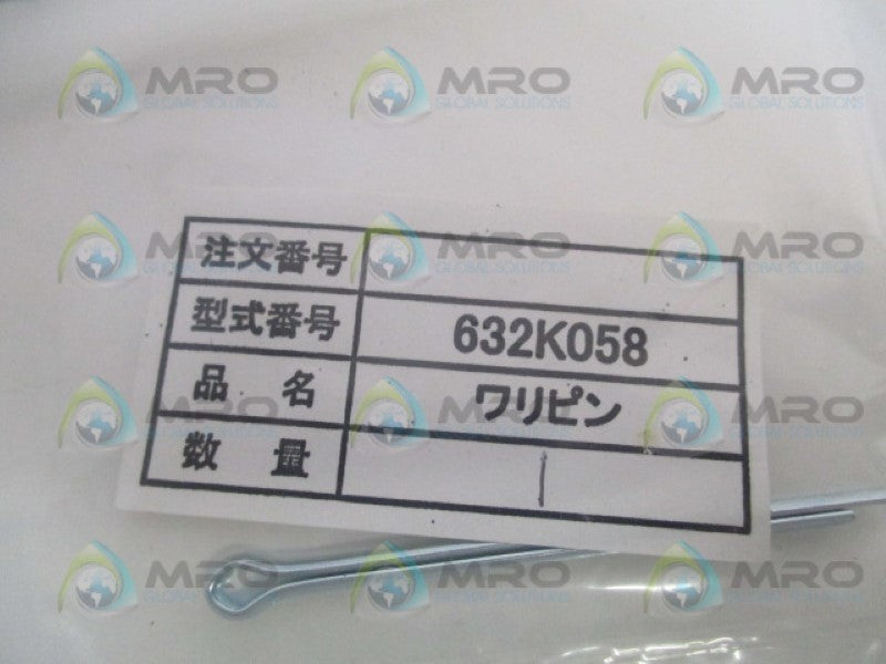 INDUSTRIAL MRO 632K058 PIN *NEW NO BOX*