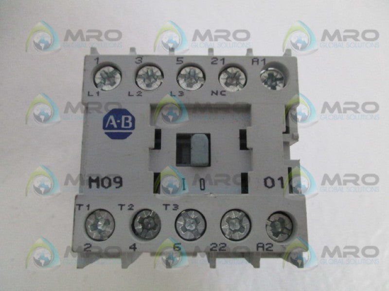 ALLEN BRADLEY 100-M09N31 SER. A CONTACTOR 42V  UNMP