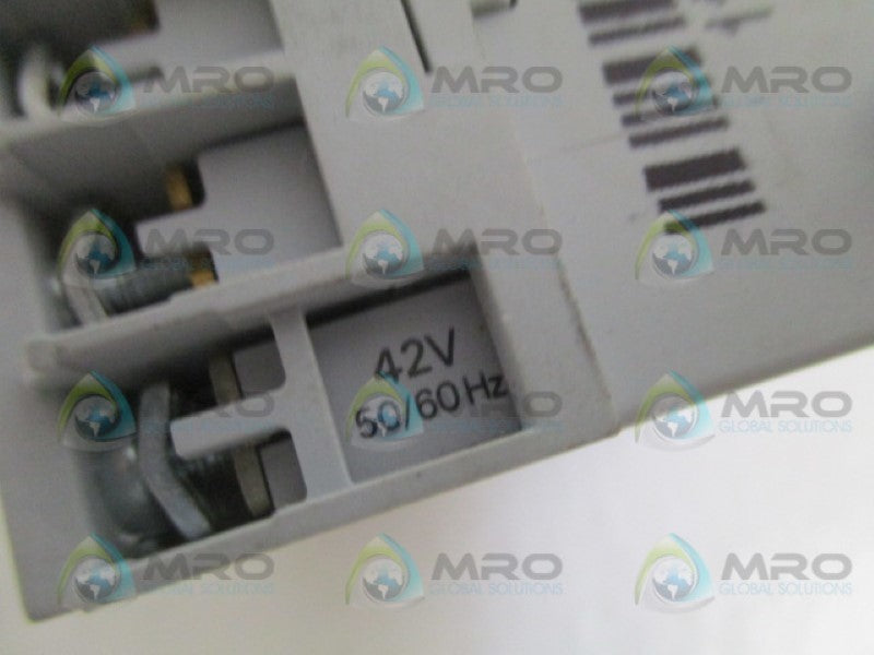 ALLEN BRADLEY 100-M09N31 SER. A CONTACTOR 42V  UNMP