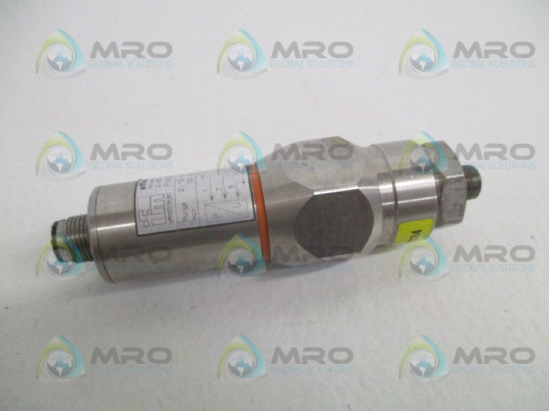 IFM EFECTOR PA9024 PRESSURE SENSOR *USED*