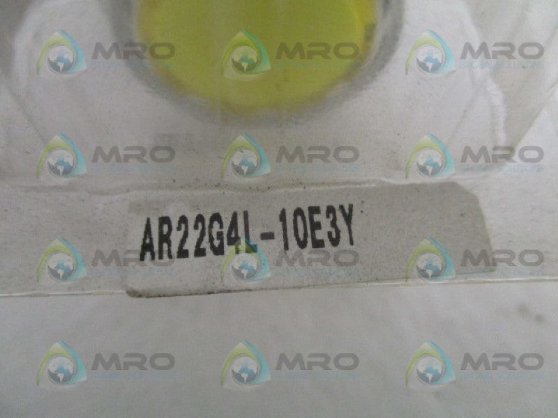 FUJI ELECTRIC AR22G4L-10E3Y YELLOW PUSHBUTTON SWITCH *NEW IN ORIGINAL PACKAGE*