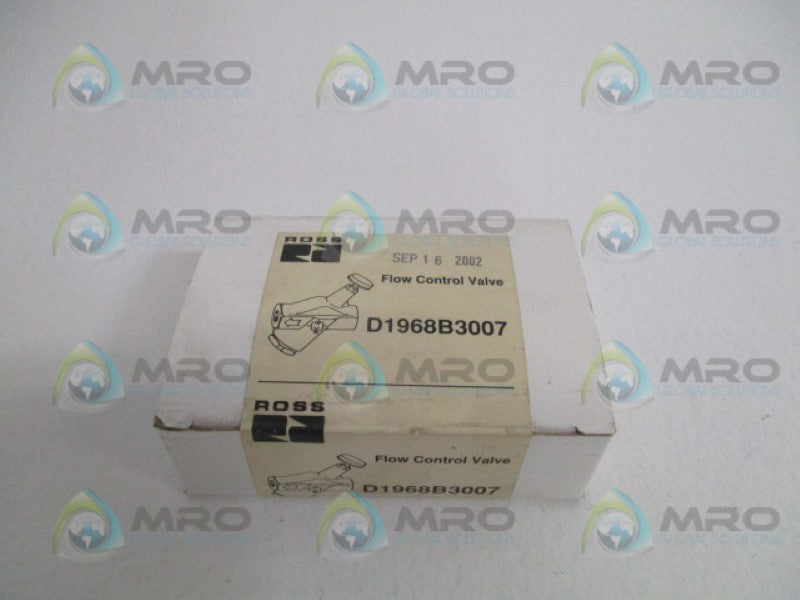 ROSS D1968B3007 FLOW CONTROL VALVE *FACTORY SEALED*