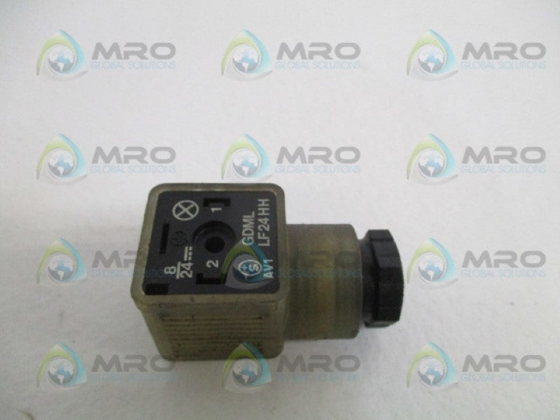 INDUSTRIAL MRO GDML LF24HH SOLENOID CONNECTOR *USED*