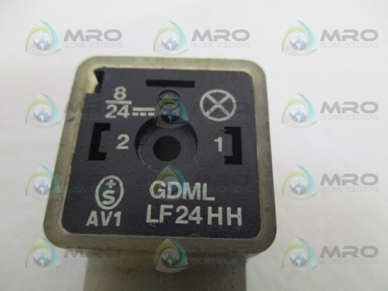 INDUSTRIAL MRO GDML LF24HH SOLENOID CONNECTOR *USED*