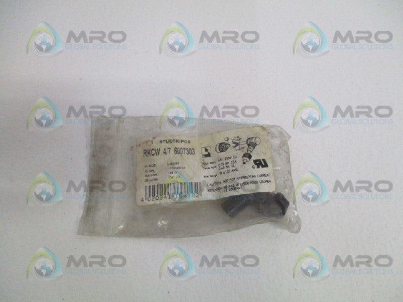 LUMBERG RKCW4/7 6007303 FEMALE CONNECTOR *NEW IN FACTORY BAG*