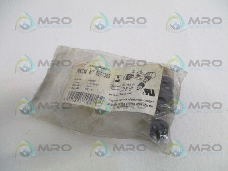 LUMBERG RKCW4/7 6007303 FEMALE CONNECTOR *NEW IN FACTORY BAG*