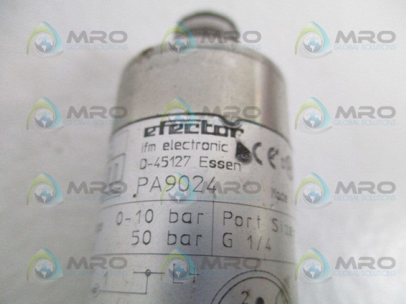 IFM EFECTOR PA9024 PRESSURE SENSOR *NEW NO BOX*
