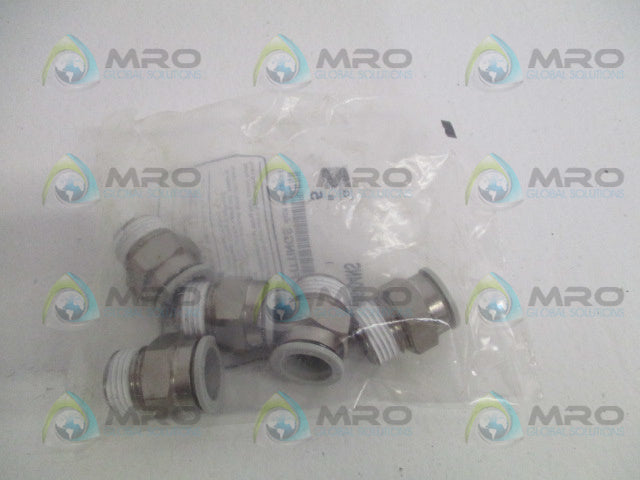 SMC KQ2H16-04NS MALE CONNECTOR FITTING (PKG. OF 5) *NEW IN FACTORY BAG*