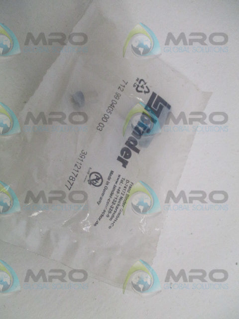 BINDER 712-99-0405-00-03 CONNECTOR * NEW IN FACTORY BAG *