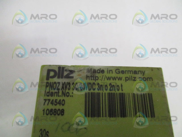 PILZ PNOZXV330/24VDC3n/o2n/ot SAFETY RELAY *USED*