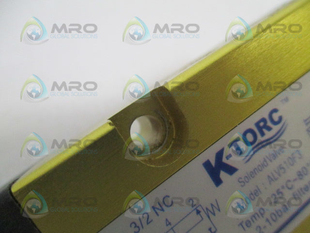 K-TORC ALV510F3 SOLENOID VALVE *USED*