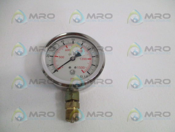ITALMANOMETRI CAVRIAGO ML05RL0100.11 PRESSURE GAUGE 0-1500 PSI *NEW IN BOX*
