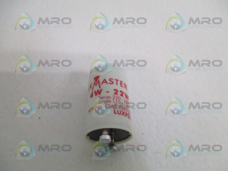LUXMASTER LUXFS2 4W-22W FLUORESCENT TUBE STARTER  NSNP
