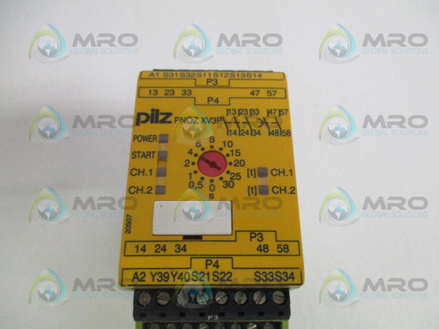 PILZ PNOZXV3P30/24VDC3n/o2n/ot SAFETY RELAY *NEW NO BOX*