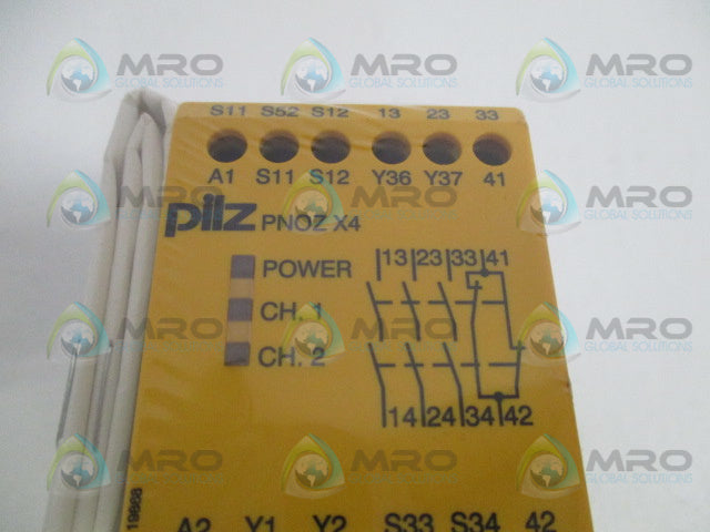 PILZ PNOZX424VDC3n/o1n/c SAFETY RELAY * NEW IN ORIGINAL PACKAGE *