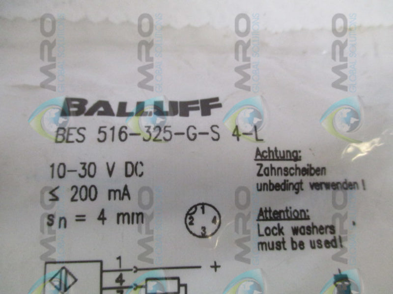 BALLUFF BES516-325-G-S4-L INDUCTIVE SENSOR  NSMP