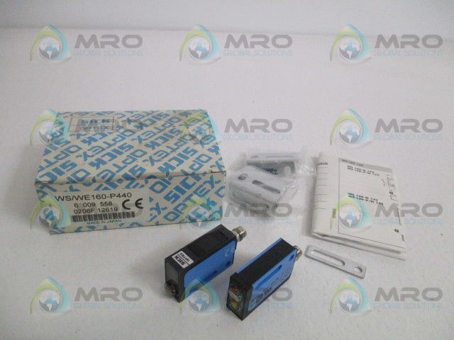 SICK WS/WE160-P440 PHOTOELECTRIC THRU-BEAM SENSOR *NEW IN BOX*